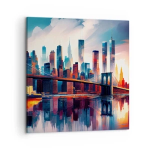 Quadro su tela - Stampe su Tela - Una New York spettacolare - 50x50 cm