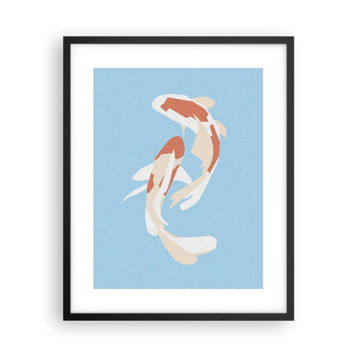 Poster in cornice nera - Nuoto sincronizzato spontaneo - 40x50 cm