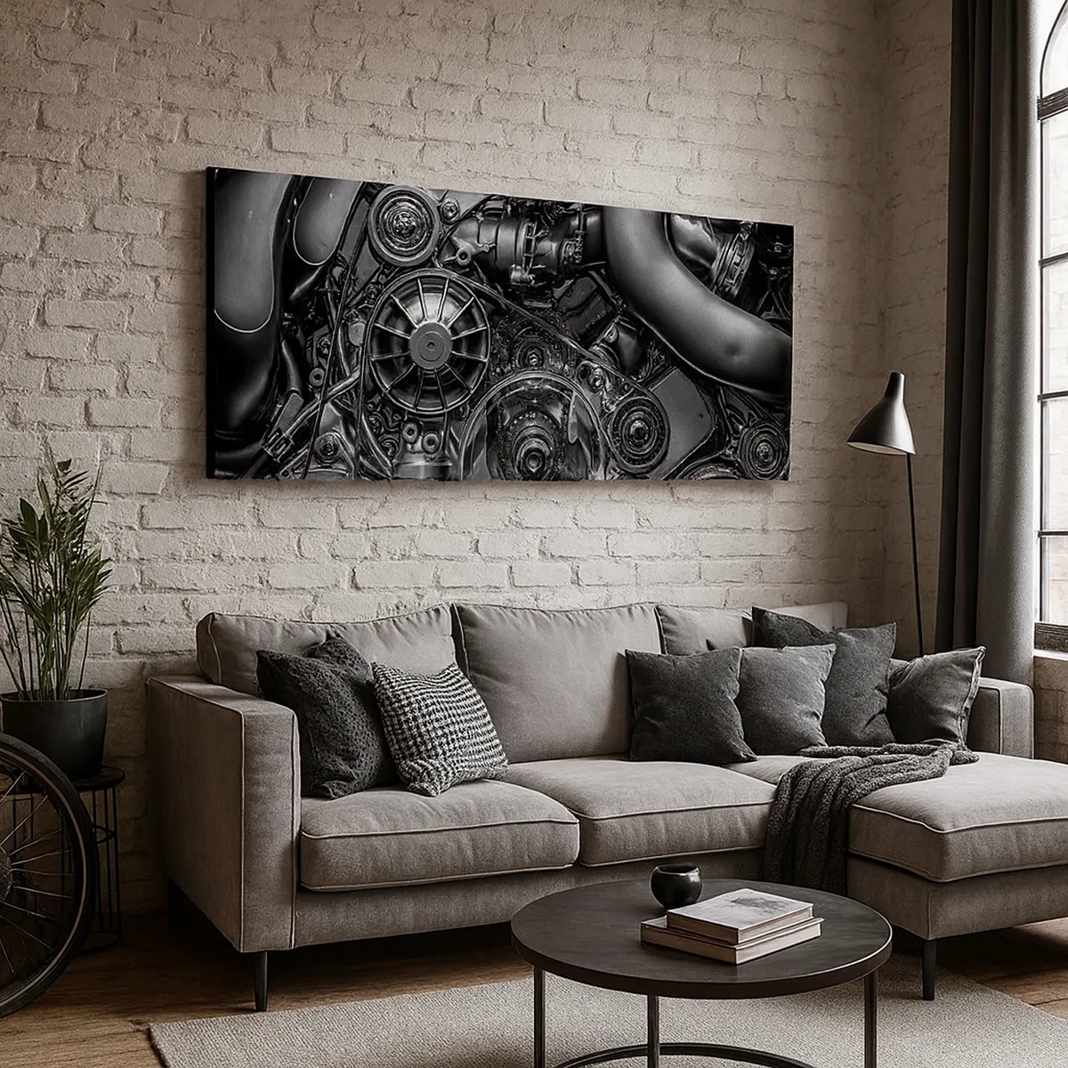Quadro su tela - Stampe su Tela - La poesia della meccanica - 30x30 cm