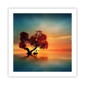 Poster - Gli esiliati e il silenzio fuori dal mondo - 50x50 cm