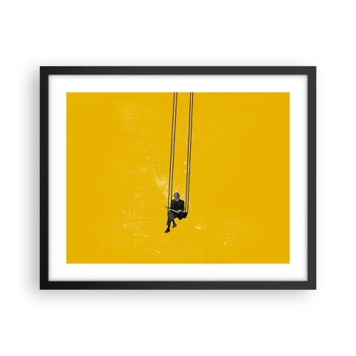 Poster in cornice nera - Un giorno come tanti - 50x40 cm