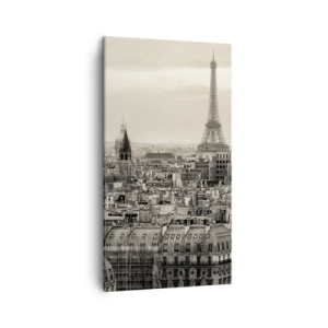 Quadro su tela - Stampe su Tela - Sui tetti di Parigi - 45x80 cm