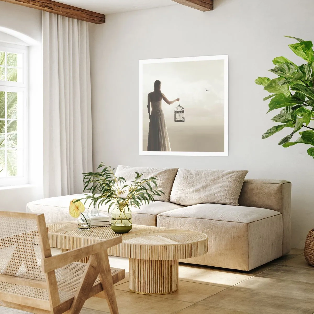 Poster - Sii libera - 30x30 cm