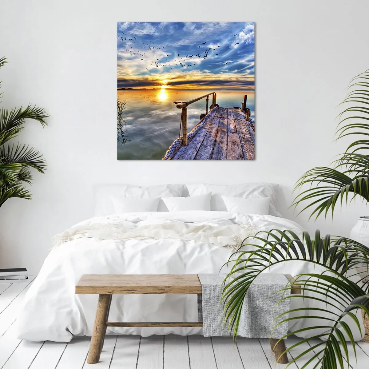 Quadro su tela - Stampe su Tela - Il vento è andato a dormire - 30x30 cm