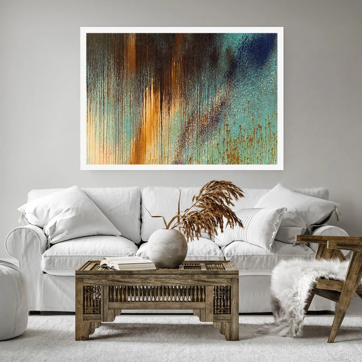 Poster - Composizione cromatica non casuale - 70x50 cm