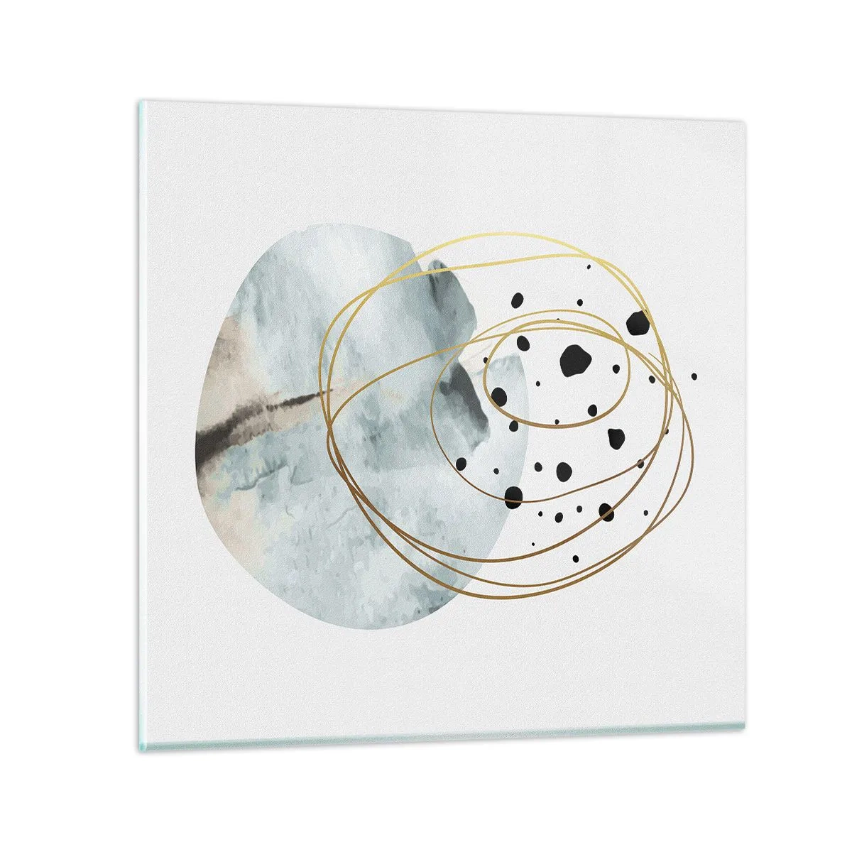 Quadro su vetro - Nell'abbraccio dello spazio - 70x70 cm