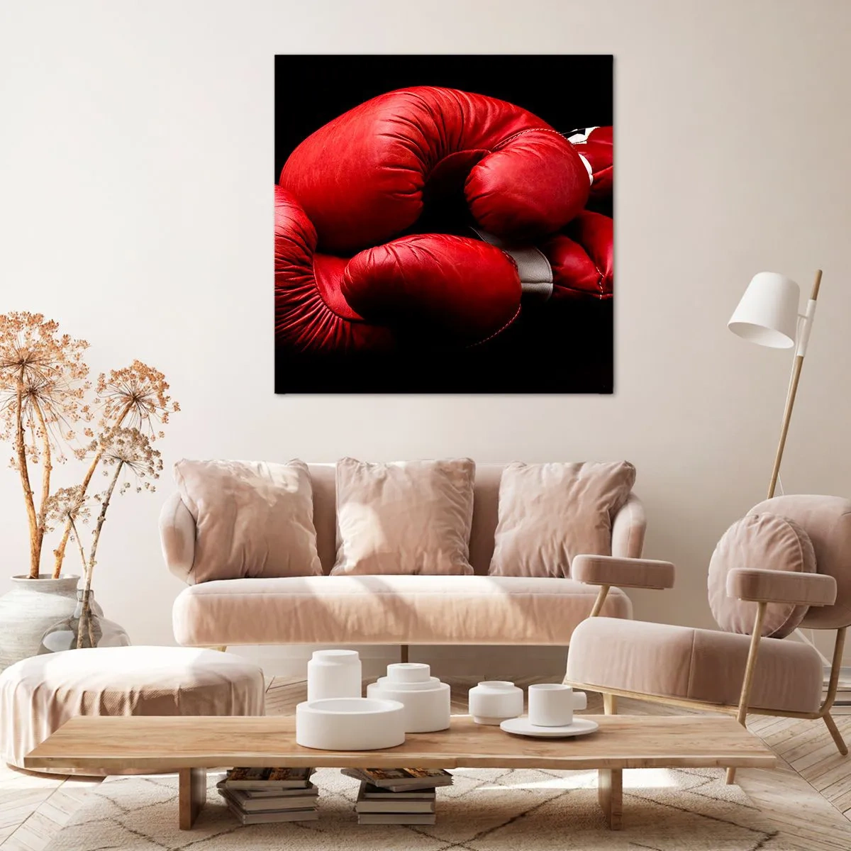 Quadro su tela - Stampe su Tela - Dopo le emozioni del combattimento - 60x60 cm