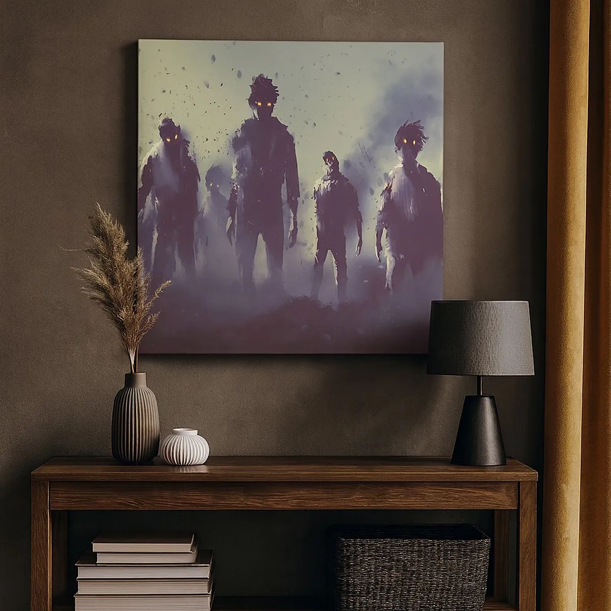 Quadro su tela - Stampe su Tela - Attenzione! Arrivano - 30x30 cm