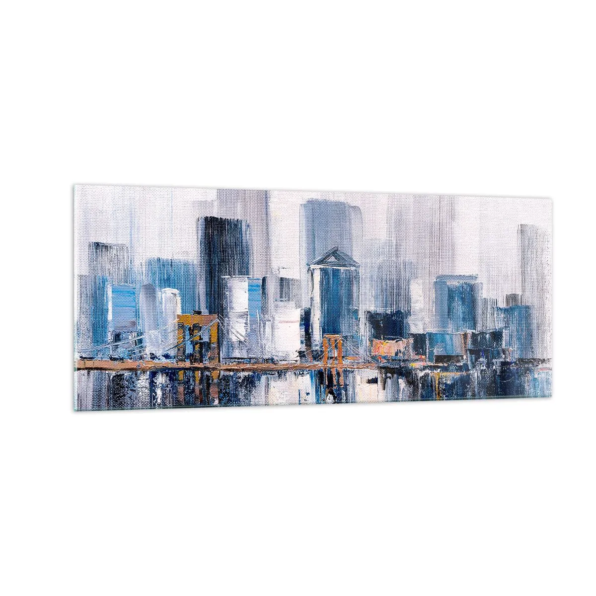 Quadro su vetro - Impressione di New York - 100x40 cm