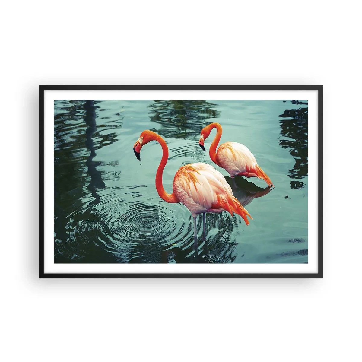 Poster in cornice nera - Adesso siamo di moda - 91x61 cm