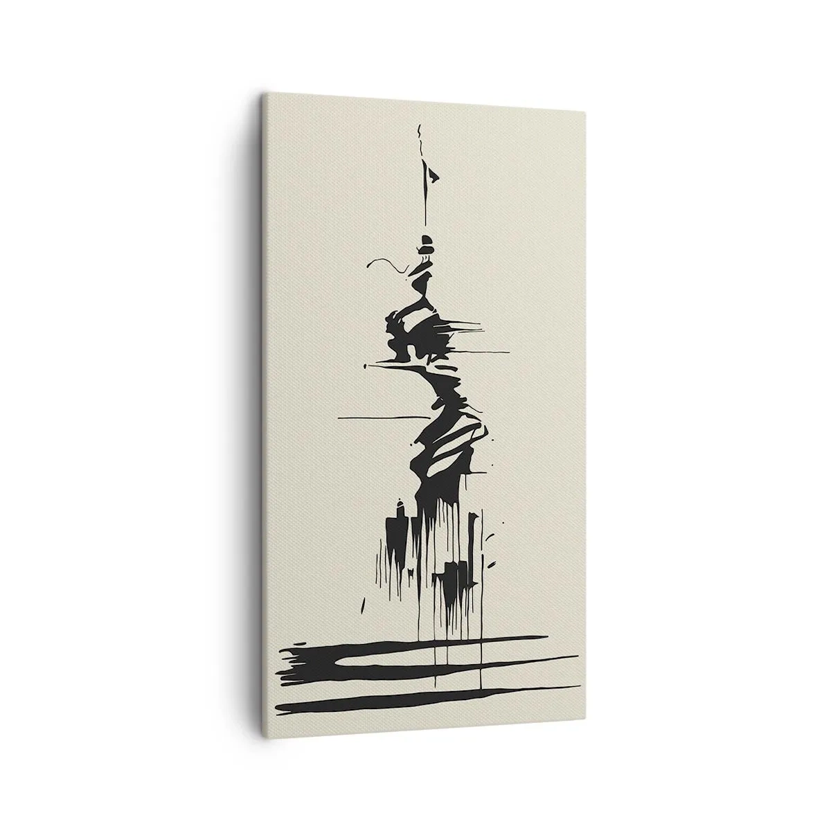 Quadro su tela - Stampe su Tela - Astrazione frettolosa - 45x80 cm