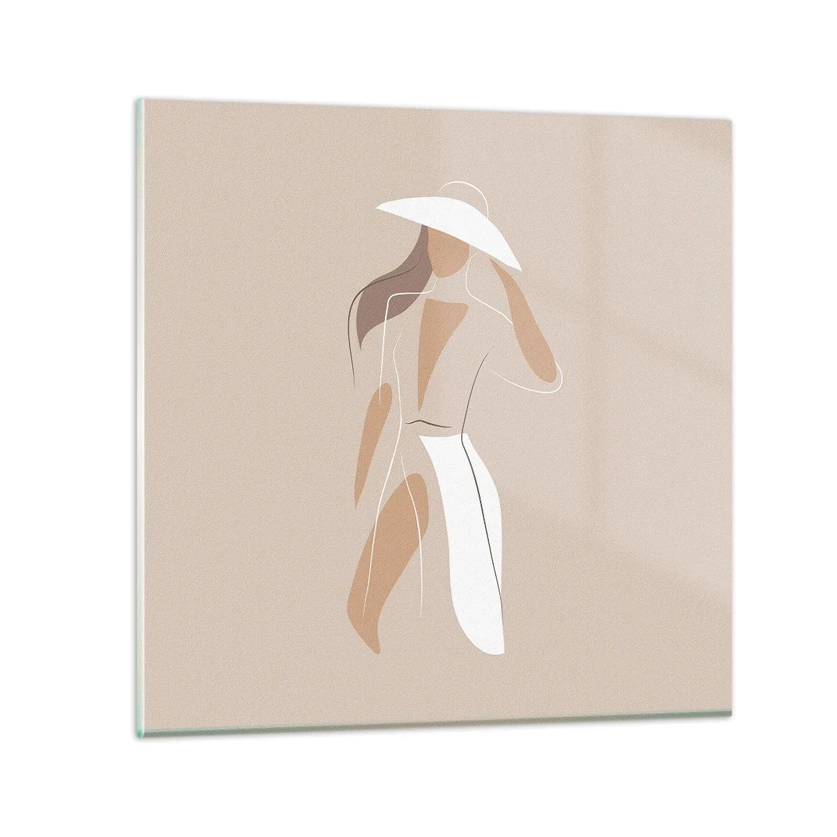 Quadro su vetro - La moda è un gioco - 50x50 cm