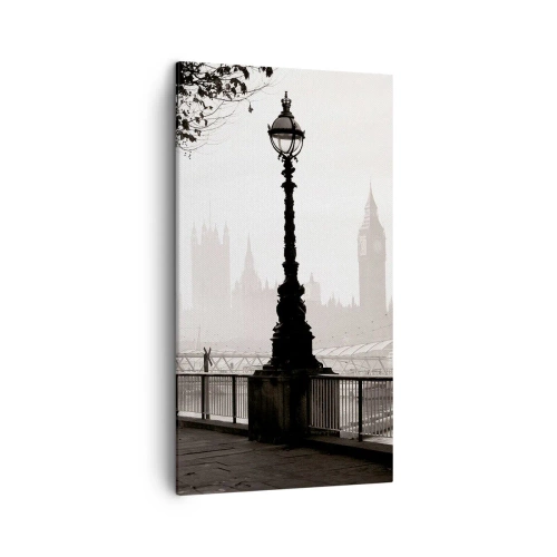 Quadro su tela - Stampe su Tela - Un mattino a Londra - 45x80 cm