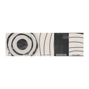 Campione di Fotomurale Adesivo Deluxe Sticker - Proprio al centro - Ruote, Minimalismo, Invecchiato - 100x30 cm