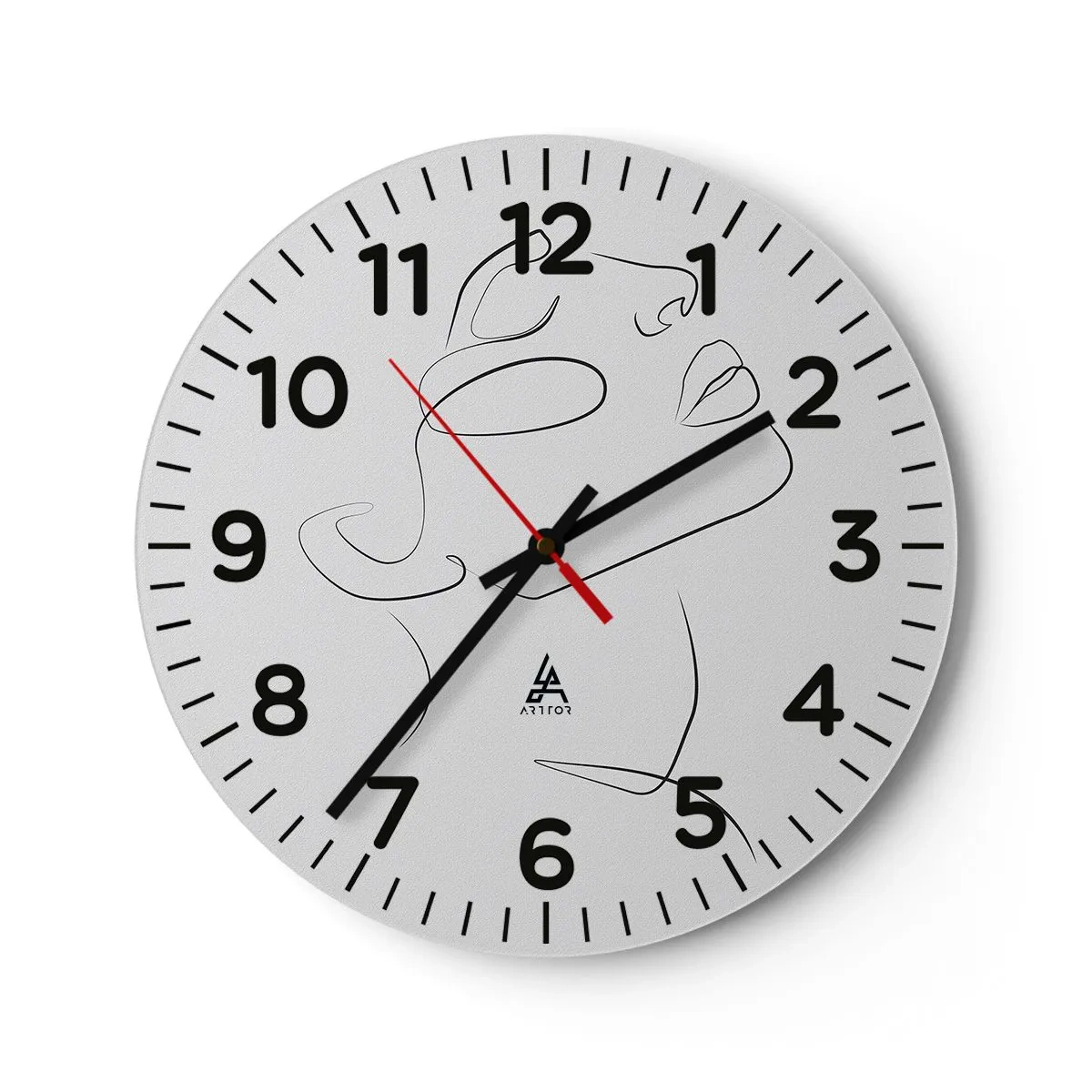 Orologio da parete - Orologio in Vetro - I meandri dei sogni - 40x40 cm