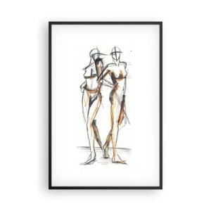 Poster in cornice nera - Studio di armonia - 61x91 cm