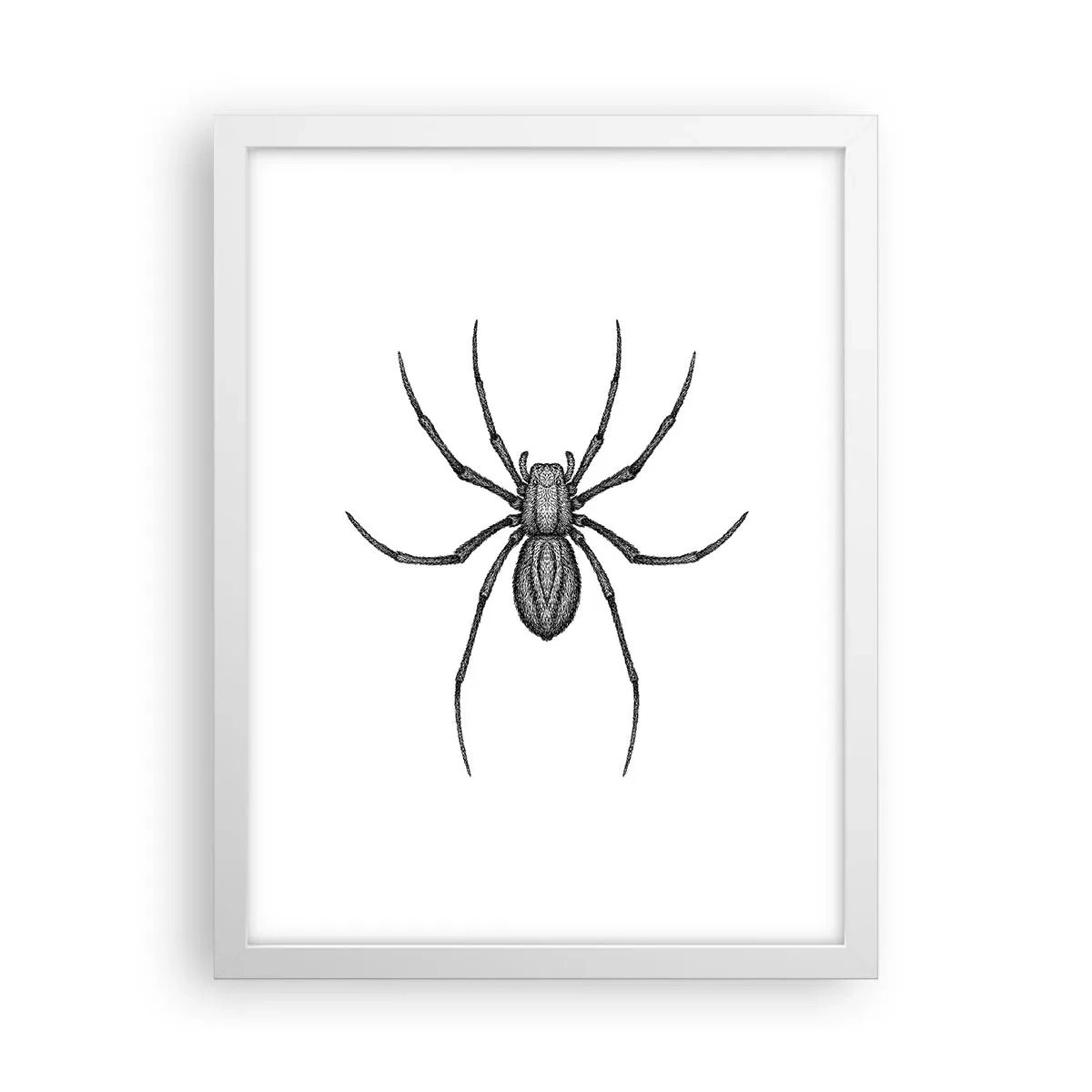 Poster in cornice bianca - Precisione inquietante - 30x40 cm