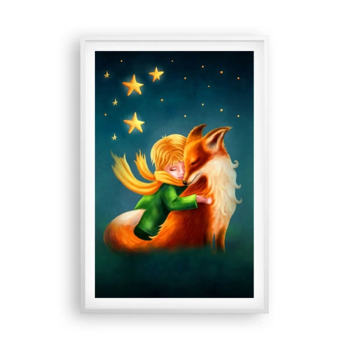 Poster in cornice bianca - Il piccolo principe - 61x91 cm