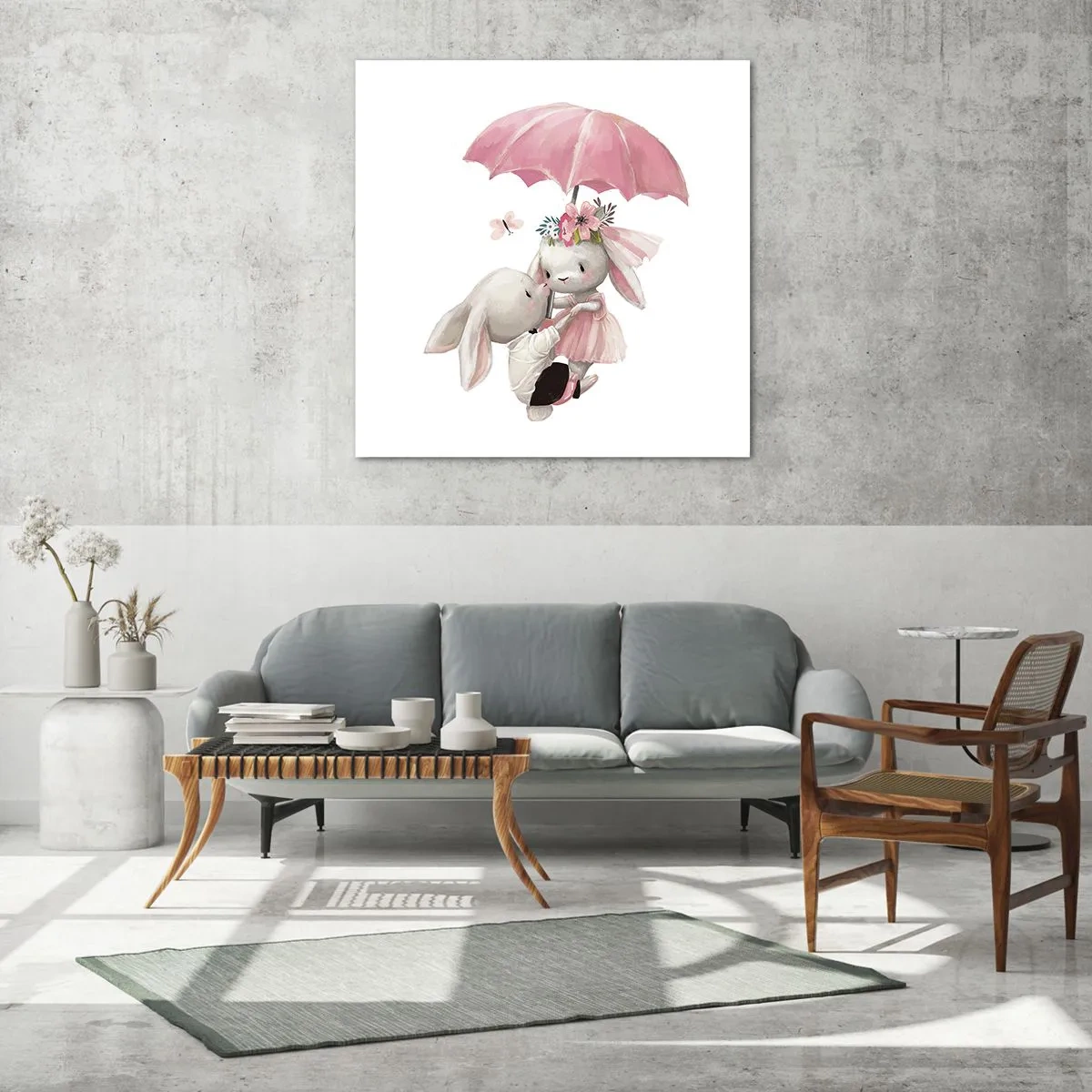 Quadro su vetro - Questo è proprio amore - 30x30 cm