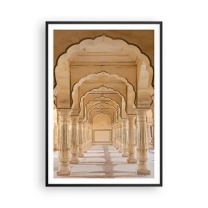 Poster in cornice nera - Nel palazzo del Maragià  - 70x100 cm