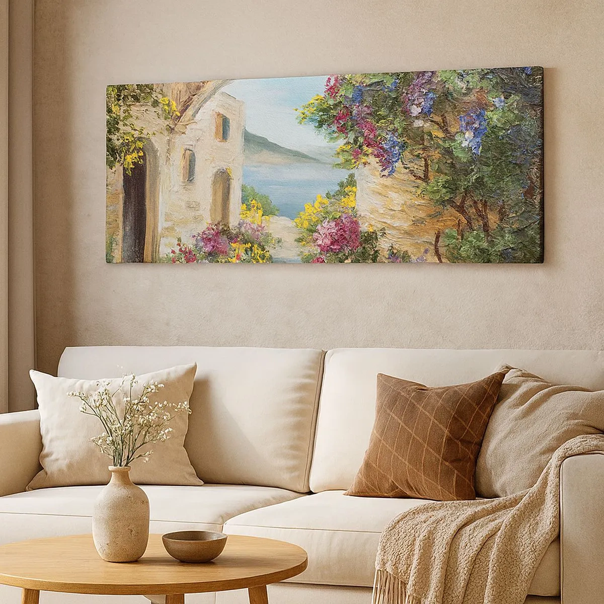 Quadro su tela - Stampe su Tela - La bellezza della provincia costiera - 100x40 cm