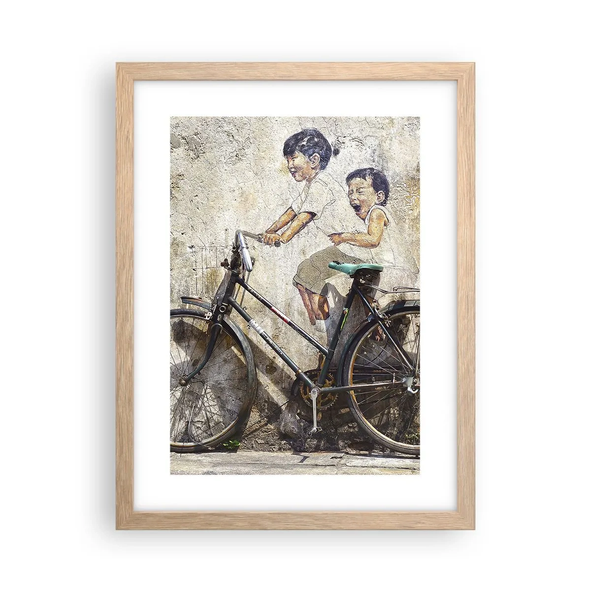 Poster in cornice rovere chiaro - Vero o falso? - 30x40 cm