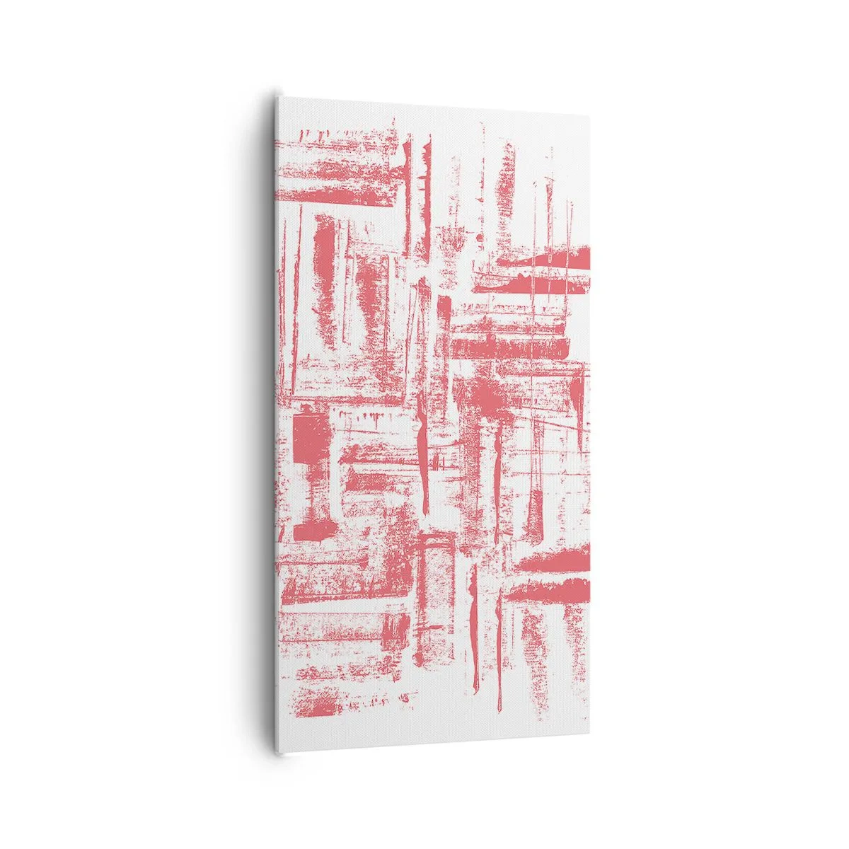 Quadro su tela - Stampe su Tela - Città rossa - 65x120 cm