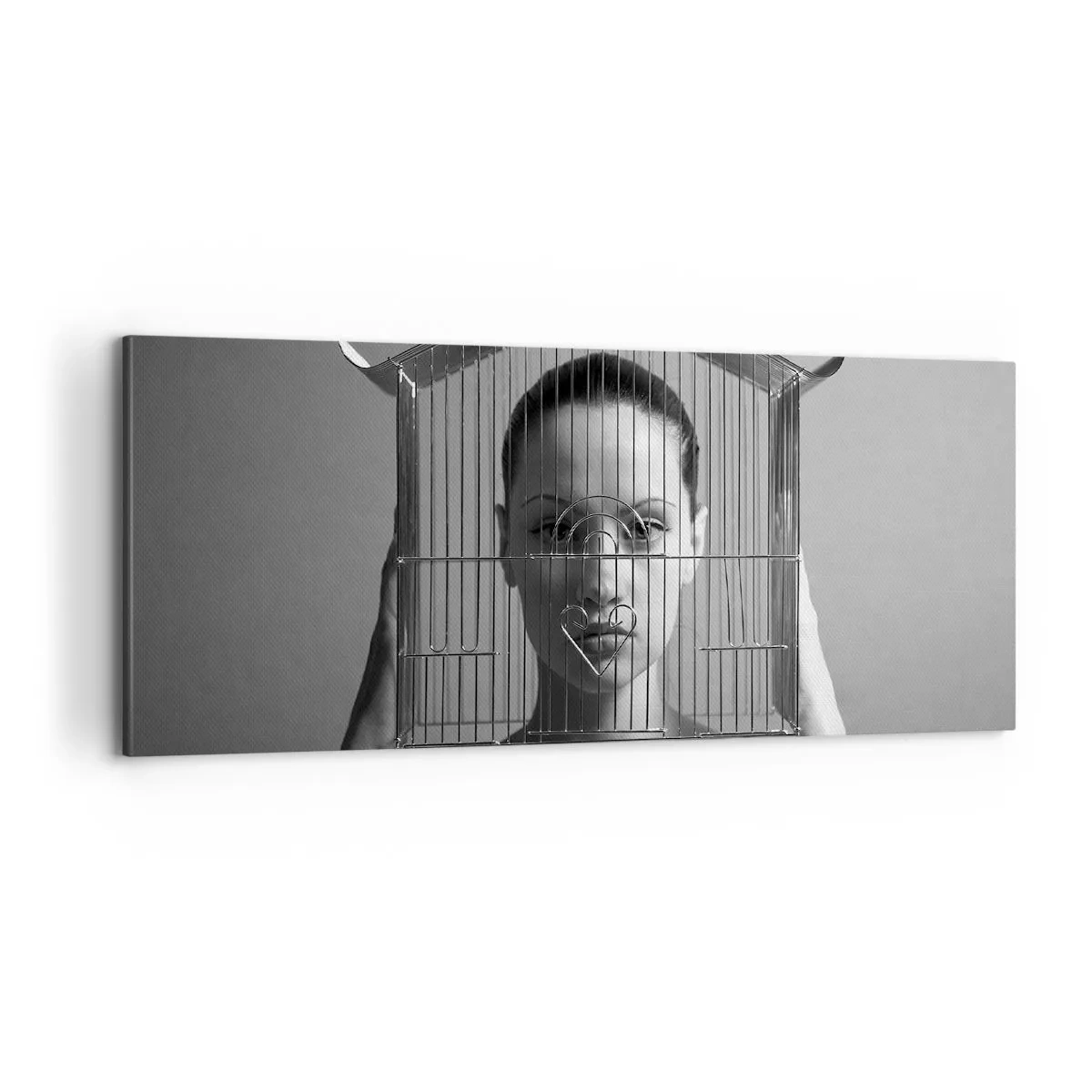 Quadro su tela - Stampe su Tela - Ritratto un po' surreale - 100x40 cm