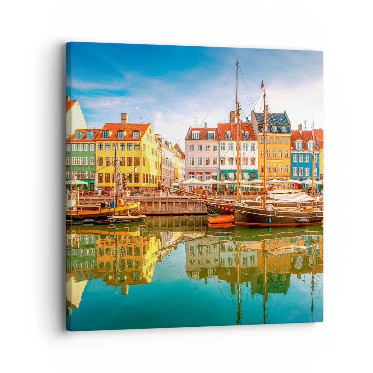 Quadro su tela - Stampe su Tela - Sull'acqua liscia come uno specchio - 30x30 cm