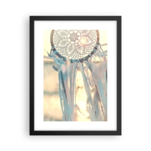 Poster in cornice nera - Totem di pizzo - 30x40 cm