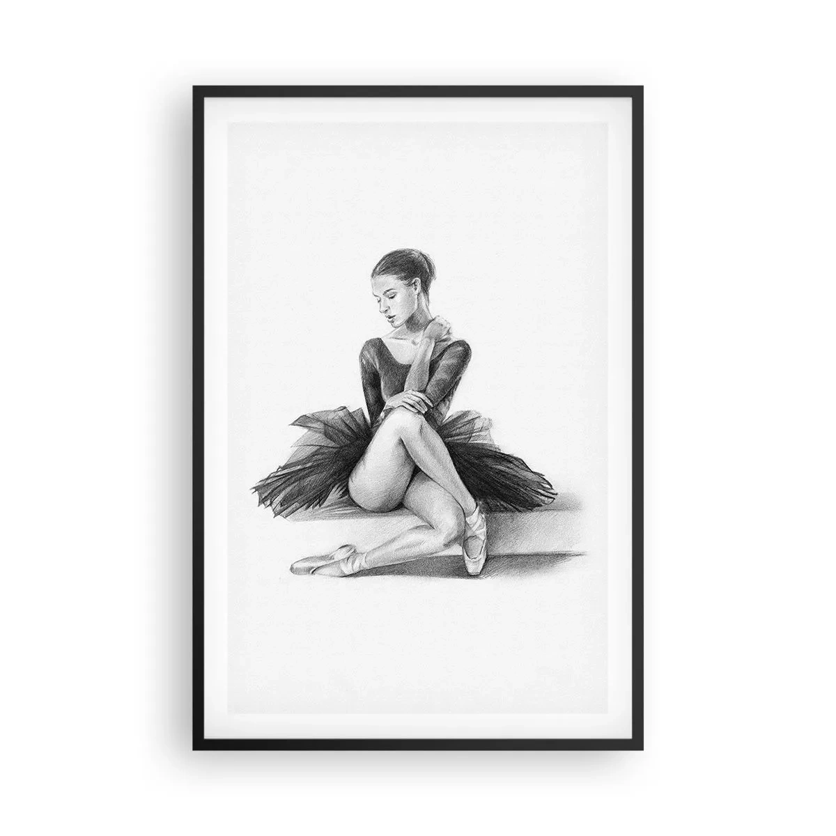 Poster in cornice nera - Incantata dalla danza - 61x91 cm