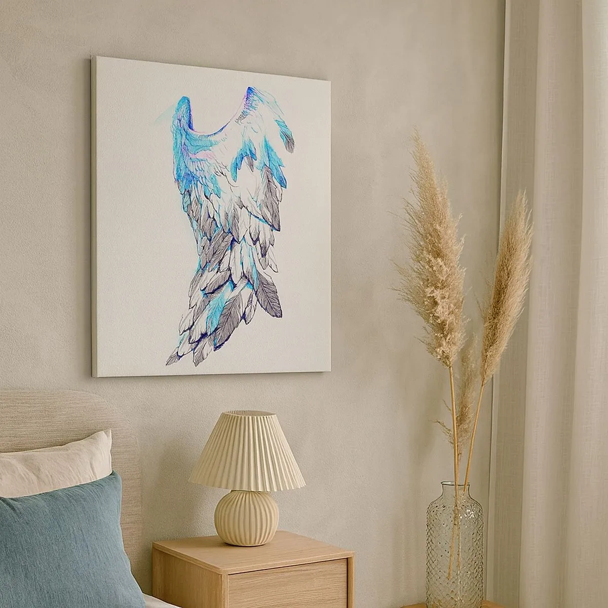 Quadro su tela - Stampe su Tela - Mi servono le ali - 30x30 cm