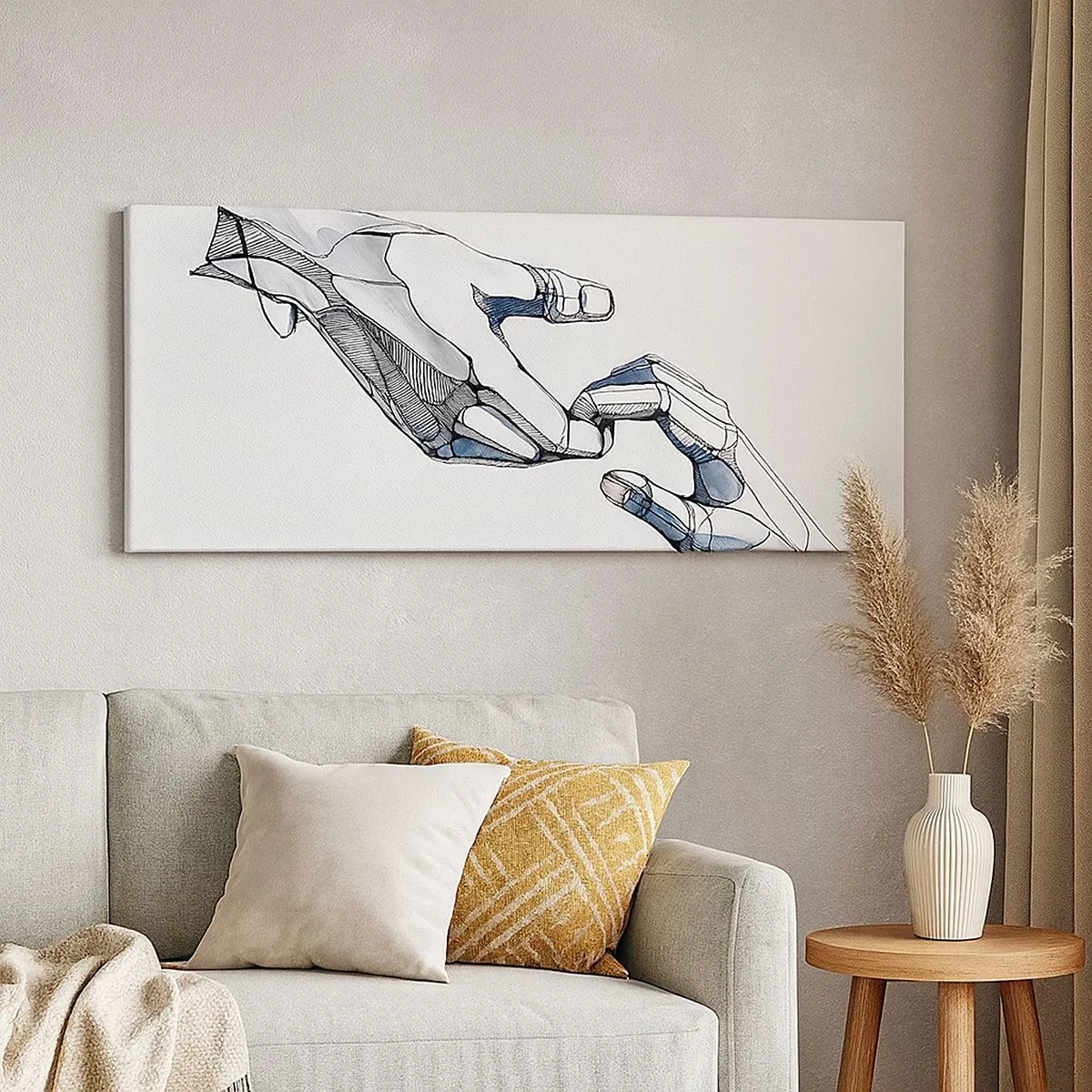 Quadro su tela - Stampe su Tela - Buon gesto - 100x40 cm