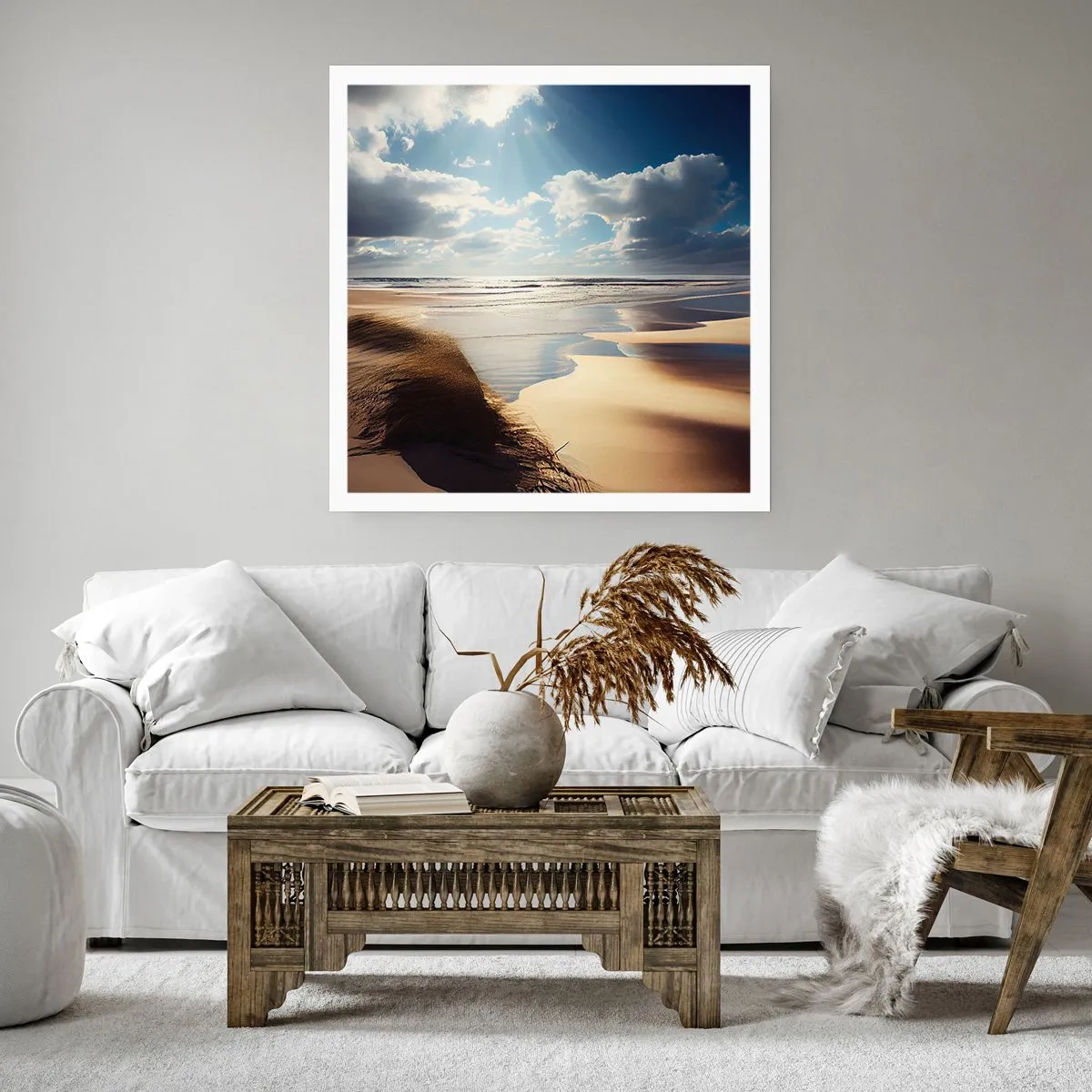 Poster - Spiaggia incontaminata - 40x40 cm