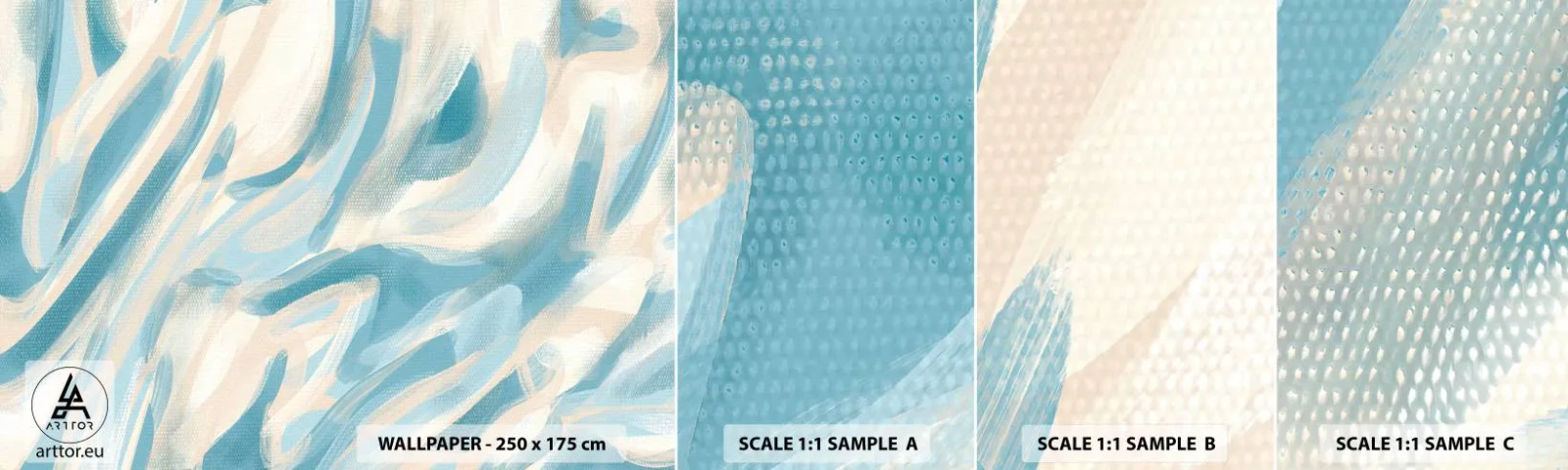 Campione Di Fotomurale Standard Eco - Brezze primaverili - Pezzo, Luminoso, Pastello - 100x30 cm