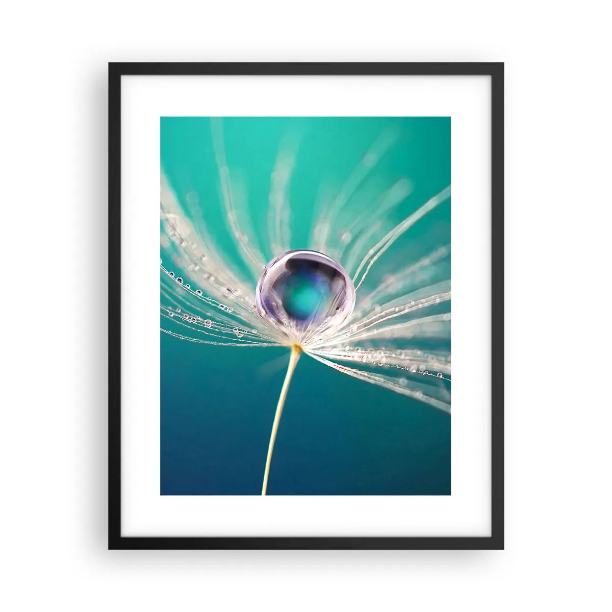 Poster in cornice nera - Attimo mistico - 40x50 cm