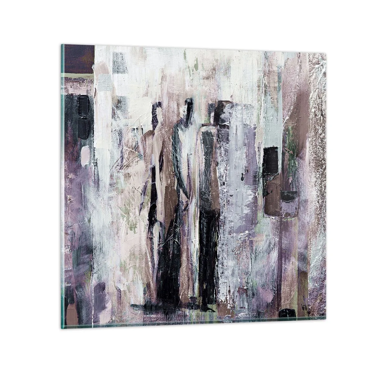 Quadro su vetro - Triade misteriosa - 60x60 cm