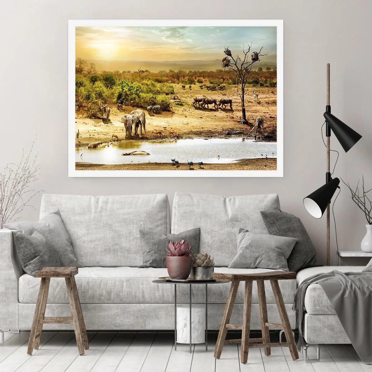 Poster - "Un fiume usciva da Eden…" - 91x61 cm