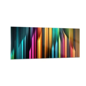 Quadro su vetro - Organi di luce - 100x40 cm