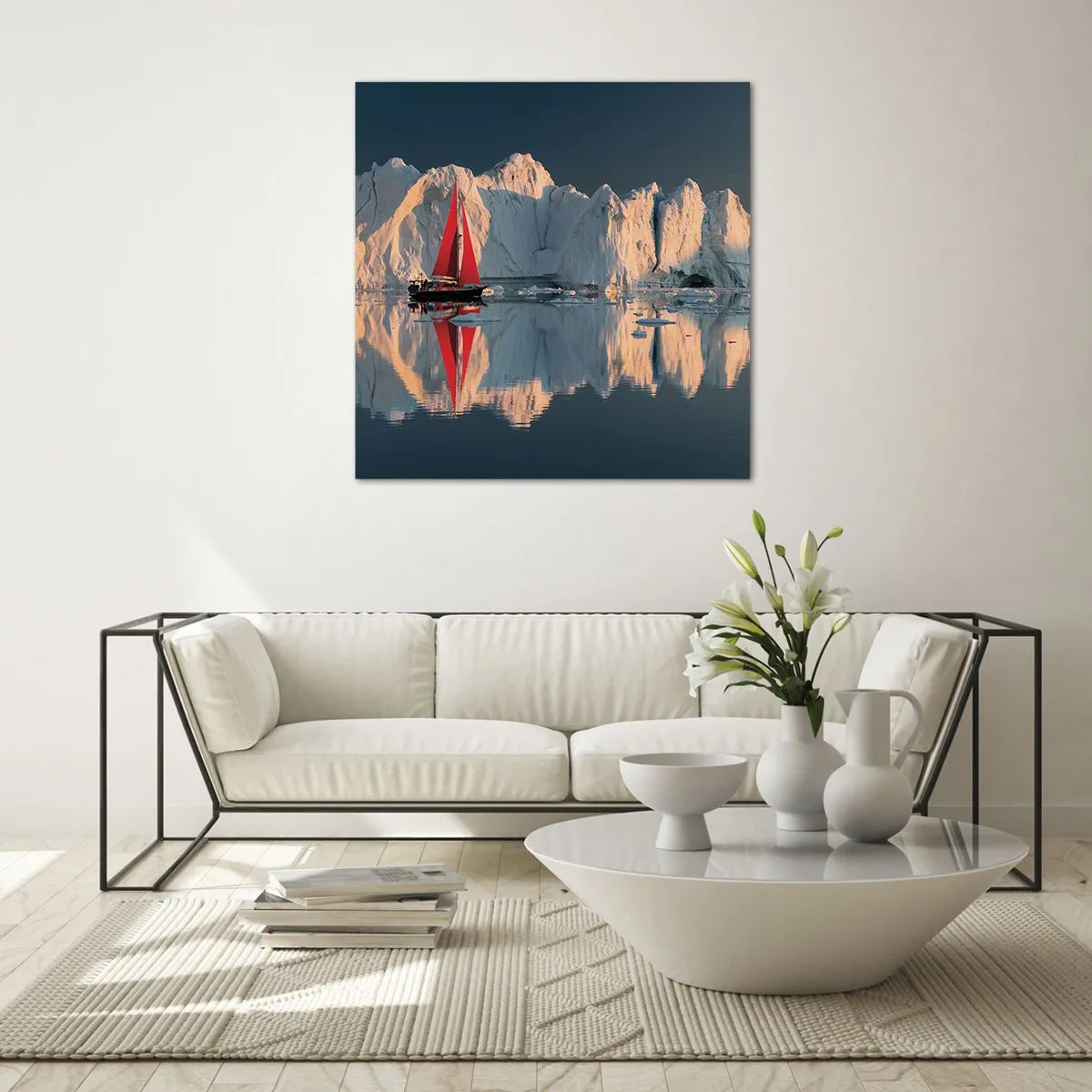 Quadro su vetro - Ai confini del mondo - 70x70 cm