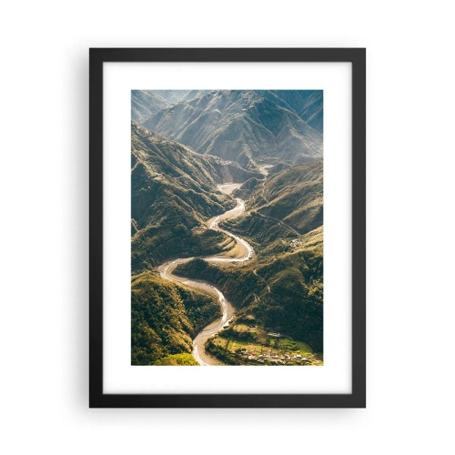 Poster in cornice nera - Direttamente dal cuore dei monti - 30x40 cm