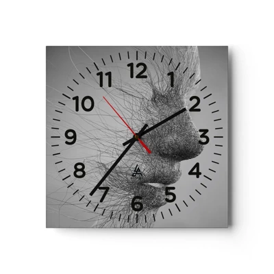 Orologio da parete - Orologio in Vetro - Lo spirito del vento - 30x30 cm
