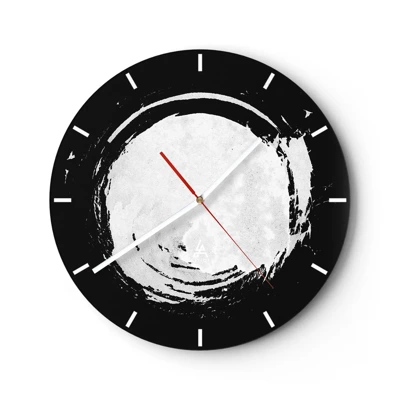Orologio da parete - Orologio in Vetro - Una buona soluzione - 40x40 cm