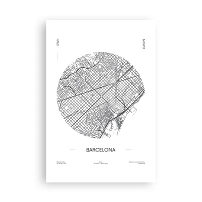 Poster - Anatomia di Barcellona - 61x91 cm