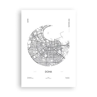 Poster - Anatomia di Doha - 70x100 cm