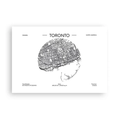 Poster - Anatomia di Toronto - 100x70 cm