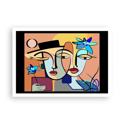 Poster - Appuntamento in stile Picasso - 100x70 cm