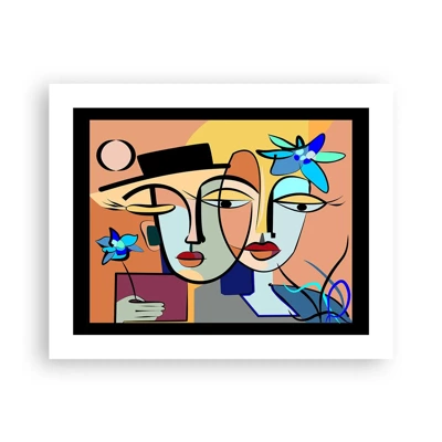 Poster - Appuntamento in stile Picasso - 50x40 cm