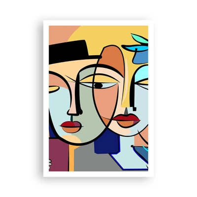 Poster - Appuntamento in stile Picasso - 70x100 cm