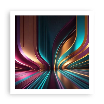 Poster - Architettura di luce - 60x60 cm